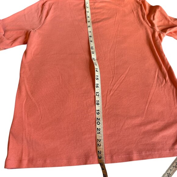 Time and True Peach Colored Women's Top Short Sleeve Size Large - Picture 6 of 6